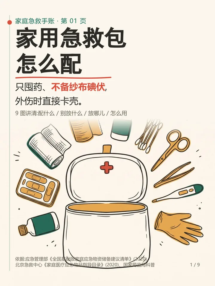 家用急救包怎么配封面